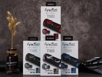 TWS Bluetooth Headset Wireless Binaural Movement