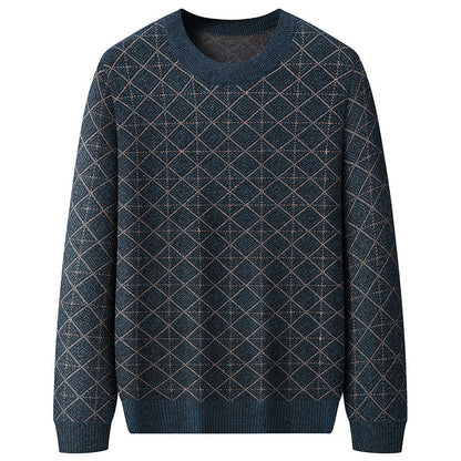 Round Neck Sweater XL Mens Loose