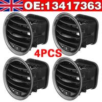 4PCS Interior Air Vent Grille Nozzle 13417363 For Vauxhall Adam Corsa D