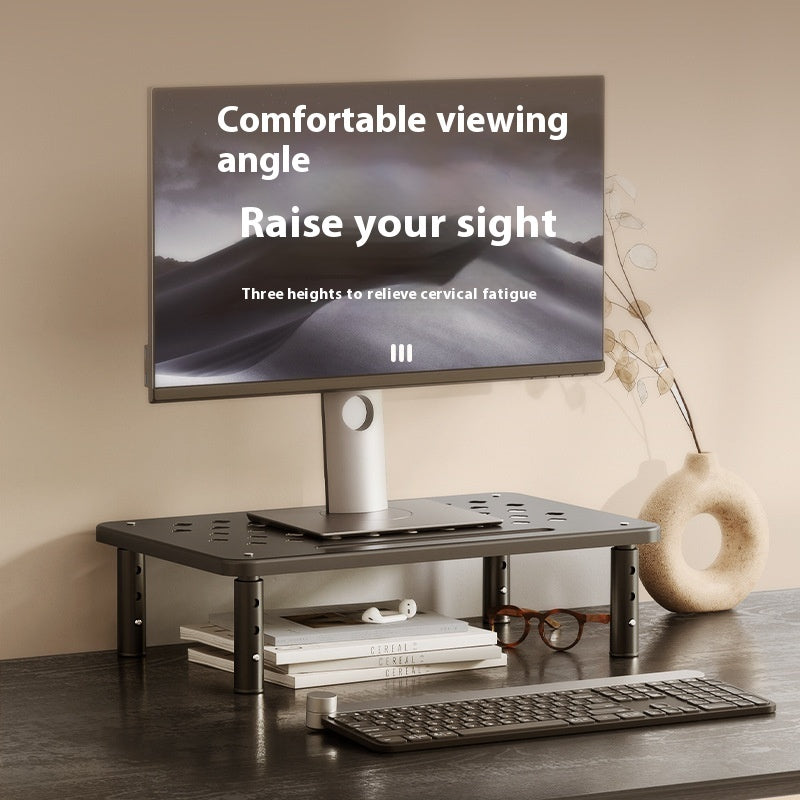 Retractable Desktop Display Computer Riser