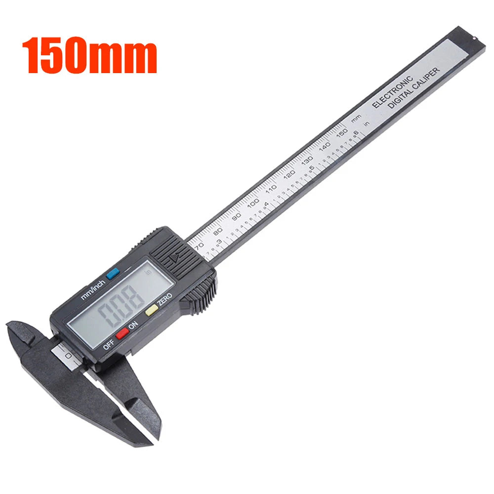 0-150mm High Strength Plastic Student Home Woodworking Gap Play Measuring Calipers Electronic Digital Calipers
