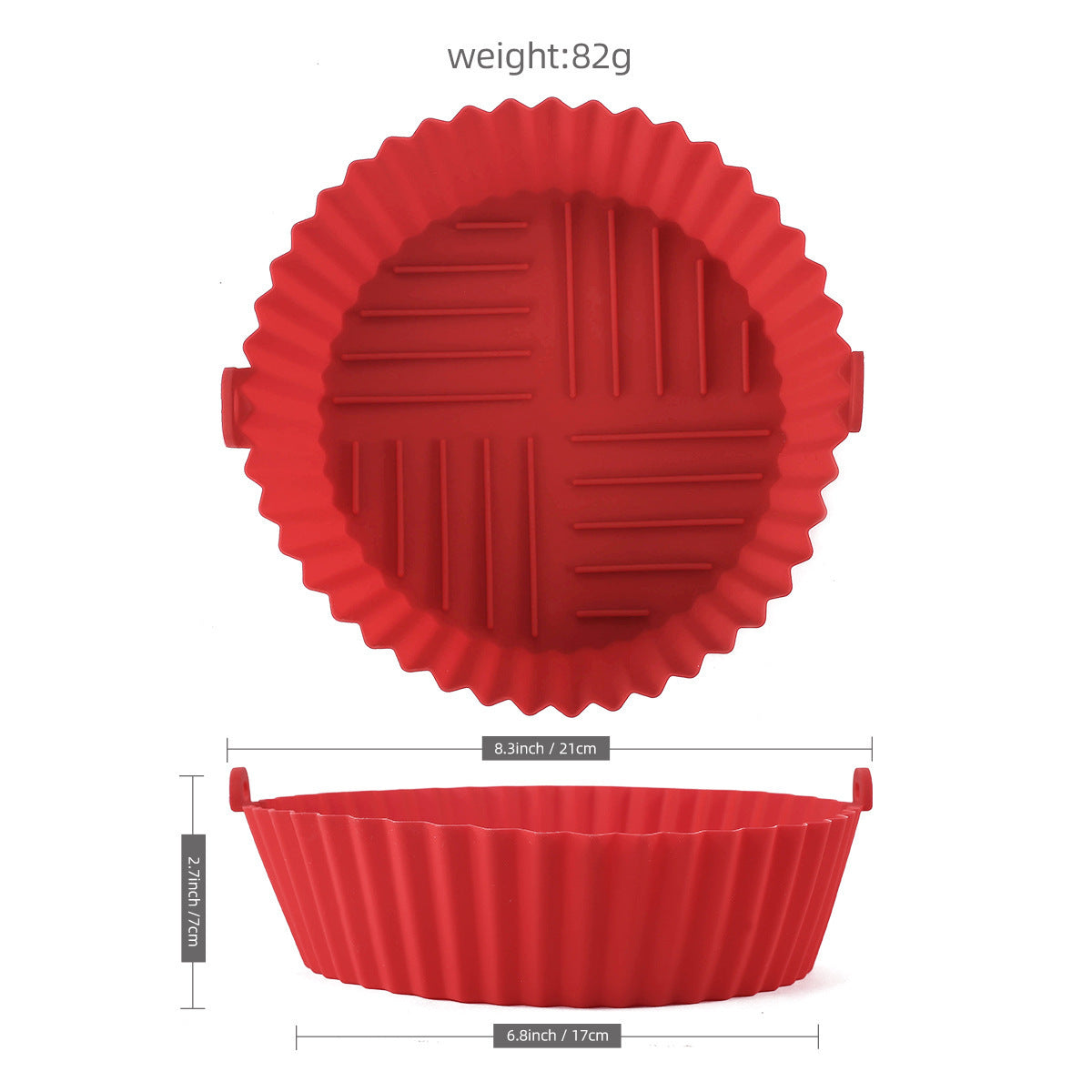 Silicone Baking Tray Air Fryer Food Grade Oil-proof Drain Oil Collecting Pad Baking At Home Cake Stand High Temperature Resistant Spacer