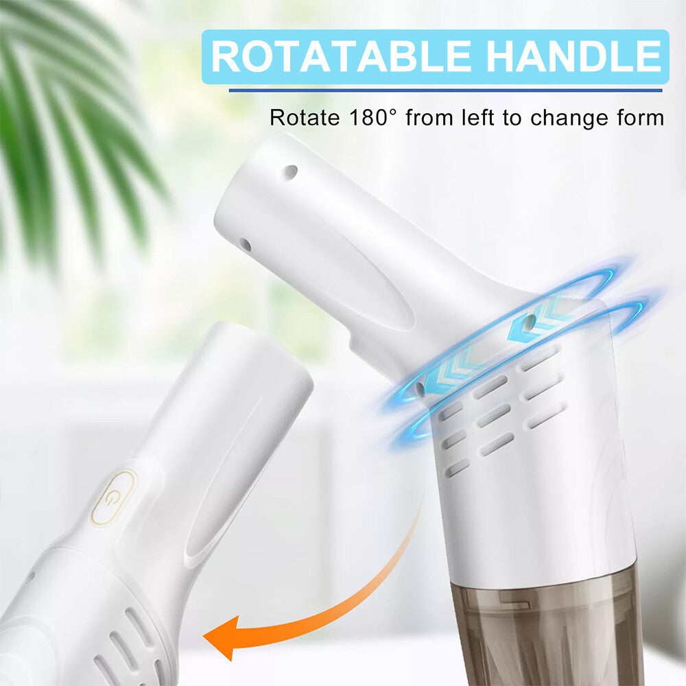 4 IN 1  Handheld  Vac Cordless Vacuum Cleaner Upright Lightweight & Box White UK
