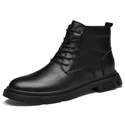 Martin Boots Men's Autumn Elevator Shoes 10cm Breathable