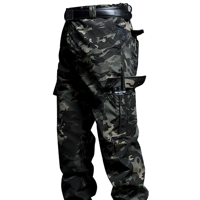 Outdoor Multi-pocket Loose-fit Durable Tactical Utility Work Pants