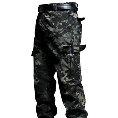 Outdoor Multi-pocket Loose-fit Durable Tactical Utility Work Pants