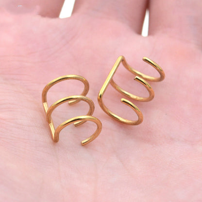 False Earrings Unperforated Earbuds Clip Style