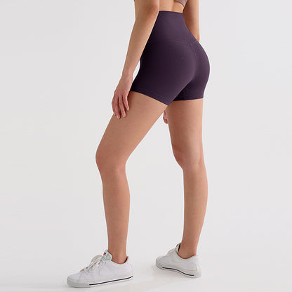 Outerwear-style High-waisted Butt-lifting Fitness Cycling Shorts