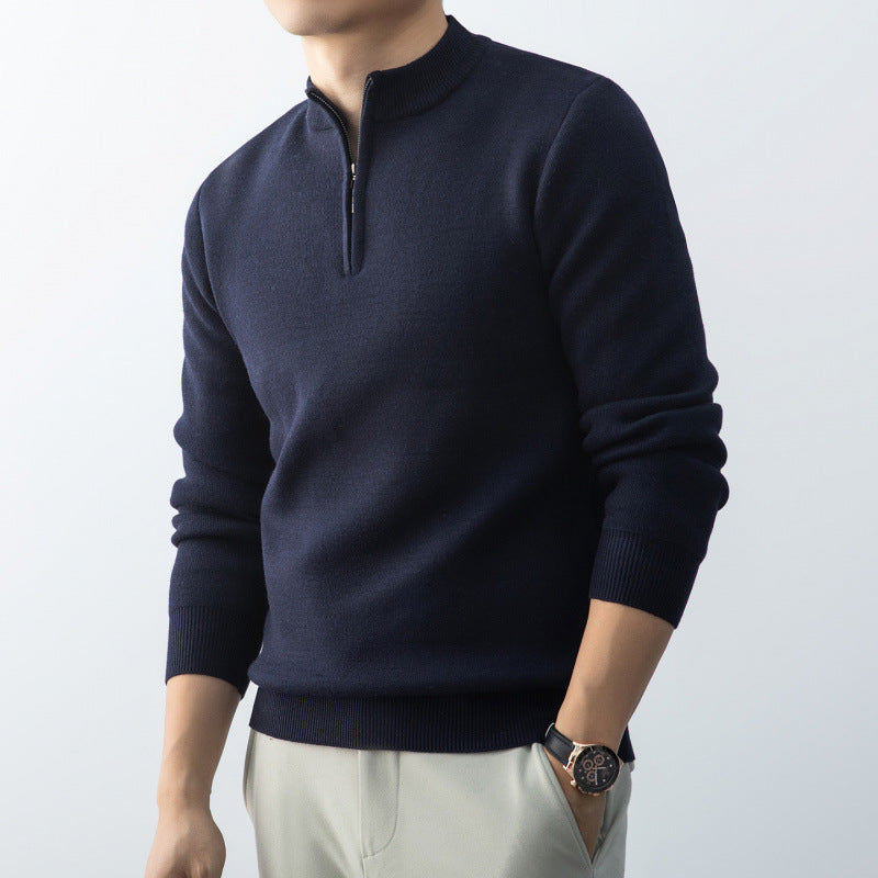 Simple AutumnWinter Mens Sweater Pullover Casual Knitwear