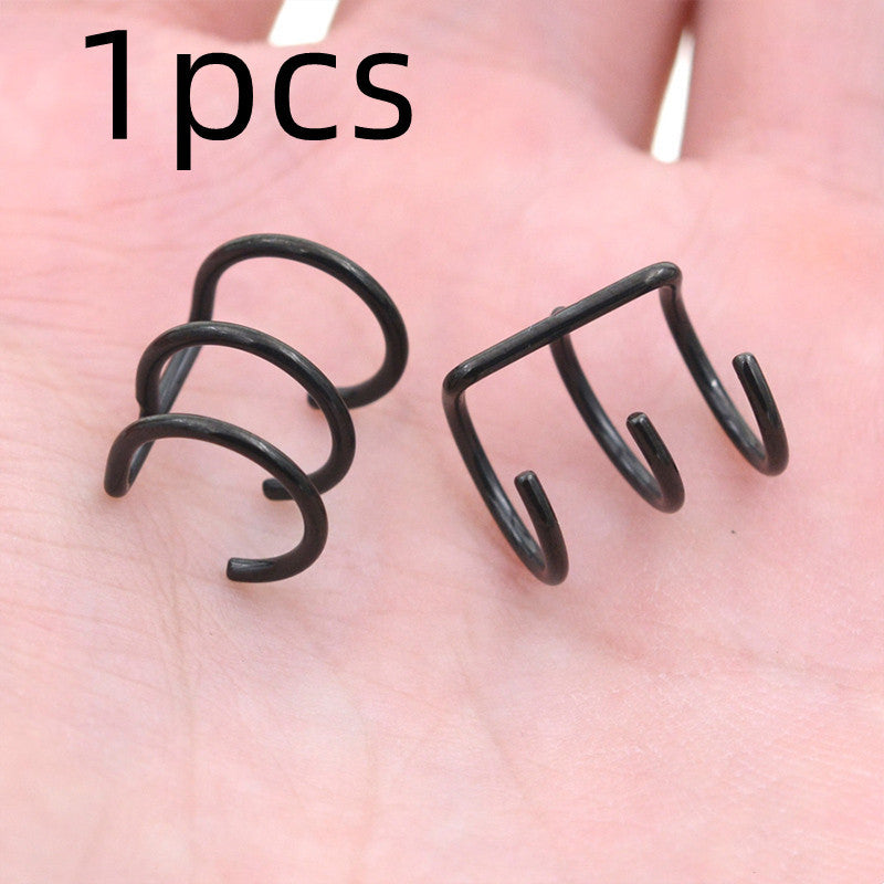 False Earrings Unperforated Earbuds Clip Style