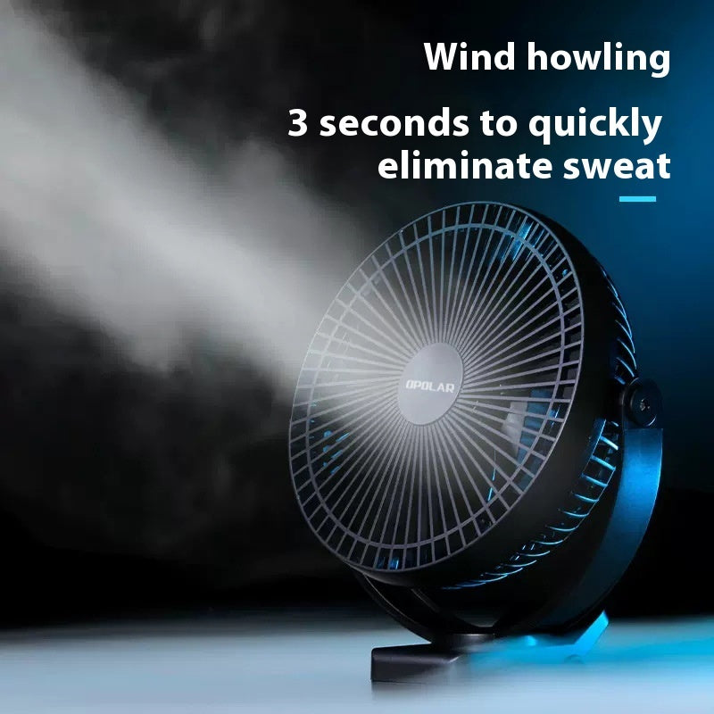 Clip-on Office And Dormitory Desktop Portable Rechargeable Fan
