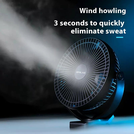 Clip-on Office And Dormitory Desktop Portable Rechargeable Fan