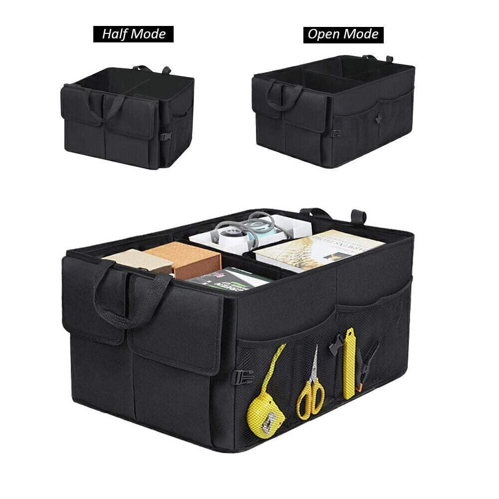 Car Boot Organiser Portable Foldable Heavy Duty Large Car Boot Tidy Storage Bag
