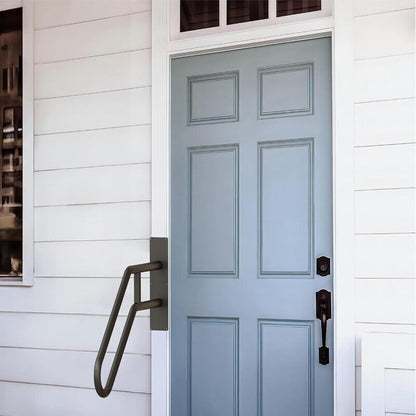 Heavy Duty Non-Slip Handrails For Outdoor 1-3 Step, Wall Mount Stair Hand Rails