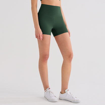Outerwear-style High-waisted Butt-lifting Fitness Cycling Shorts