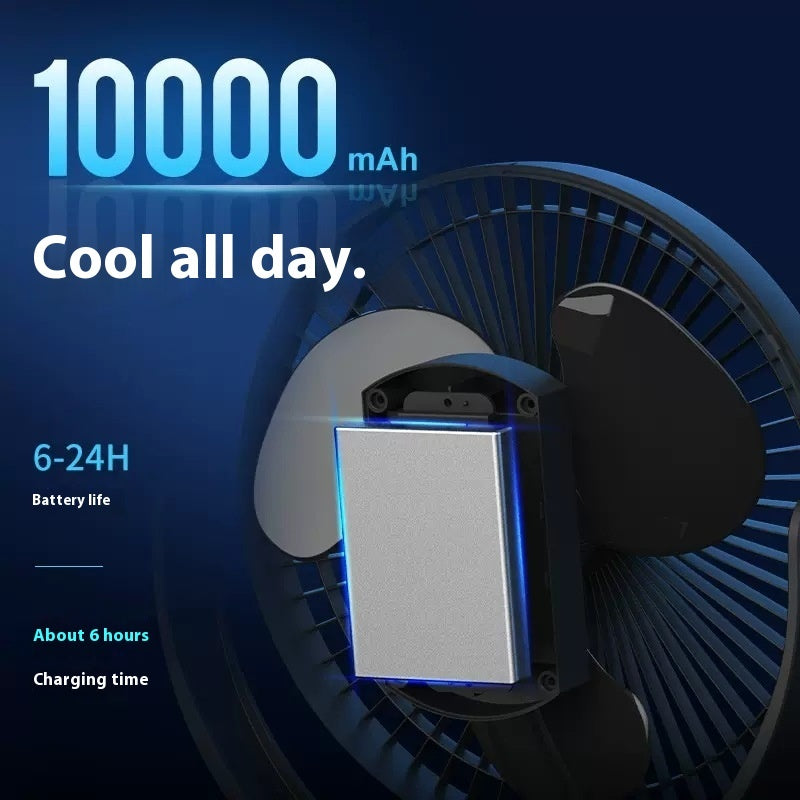Clip-on Office And Dormitory Desktop Portable Rechargeable Fan