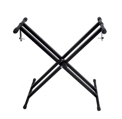 X-type Adjustable Double-tube Electronic Organ Rack Double-tube Keyboard Stand