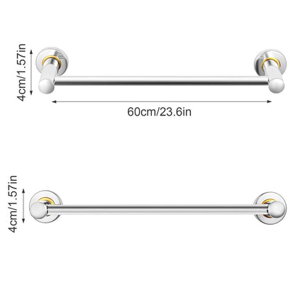 50cm 60cm Single Towel Bar Bracket Wall Mounted Towel Holder Bathroom Kitchen