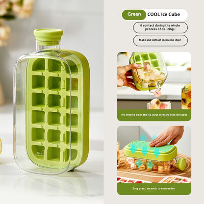 One-Click Molding Cooling Cup,Instant Ice Maker,Zero-Contact Design,Straw Included,Curling Mold,Portable & Stylish Chilled Drink