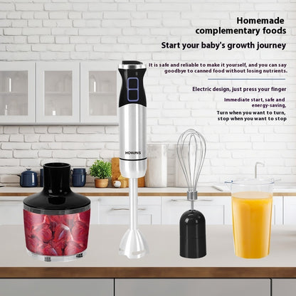 Household Hand Blender Multi-function Handheld Electric Blender