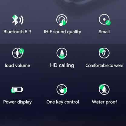 Bluetooth 5.3 Headphones In Ear Wireless TWS Sport Headphones IPX-5 With Microphone De