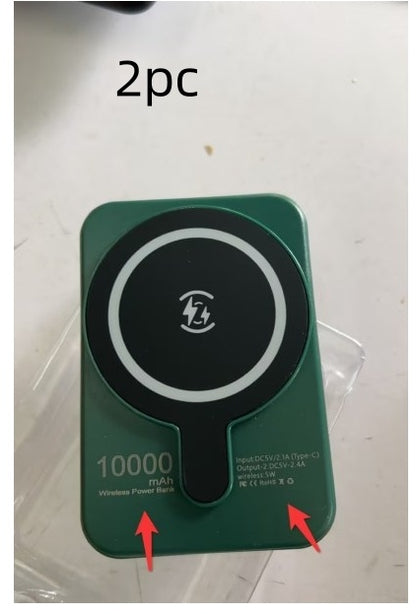 Mini Fast Charging Magnetic Wireless Power Bank 5000 MAh Portable