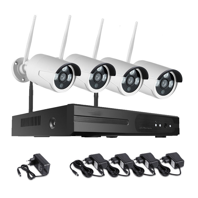 Household 4-way Wireless Monitoring System Set