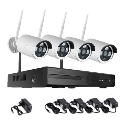 Household 4-way Wireless Monitoring System Set