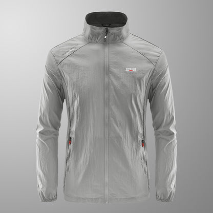 Ultra-thin Breathable Stand Collar UV-proof Jacket Fishing Suits Men