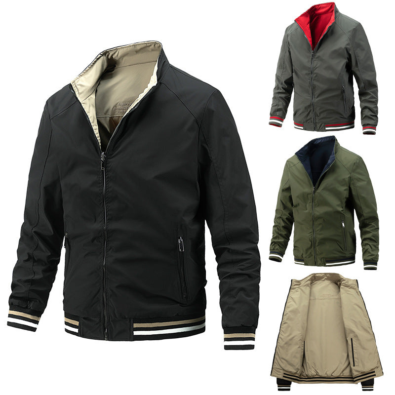 Fashion Urban Youth Leisure Simple Coat Male