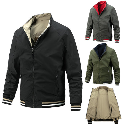 Fashion Urban Youth Leisure Simple Coat Male