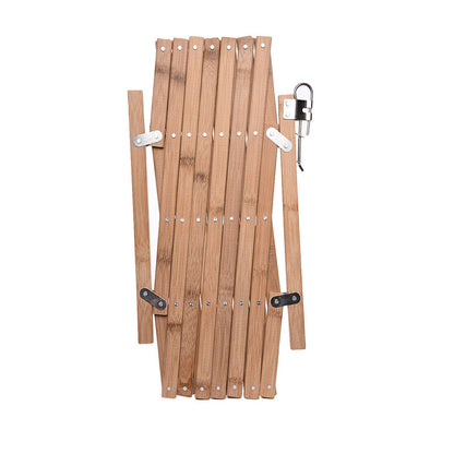 Baby Safety Fence Expanding Portable Wooden Pet Dog Freestanding Trellis Gate UK