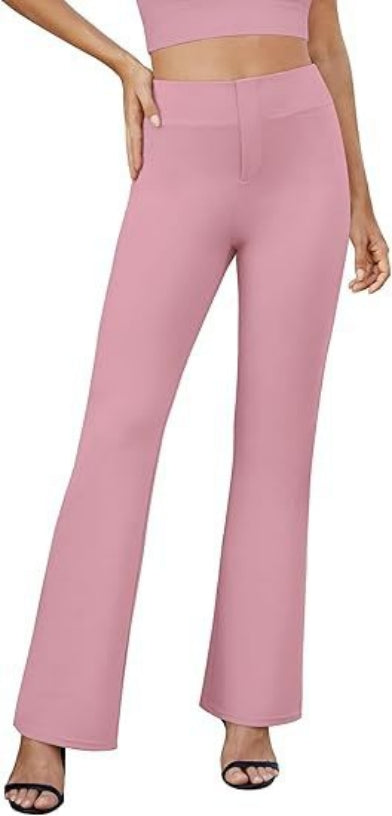 Business-casual High-waisted Stretch Trousers