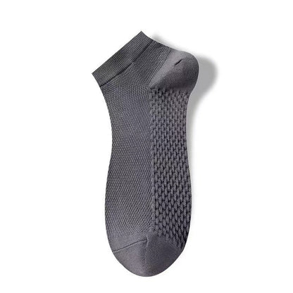 Thin Pure-cotton Deodorizing Mens Ankle Socks