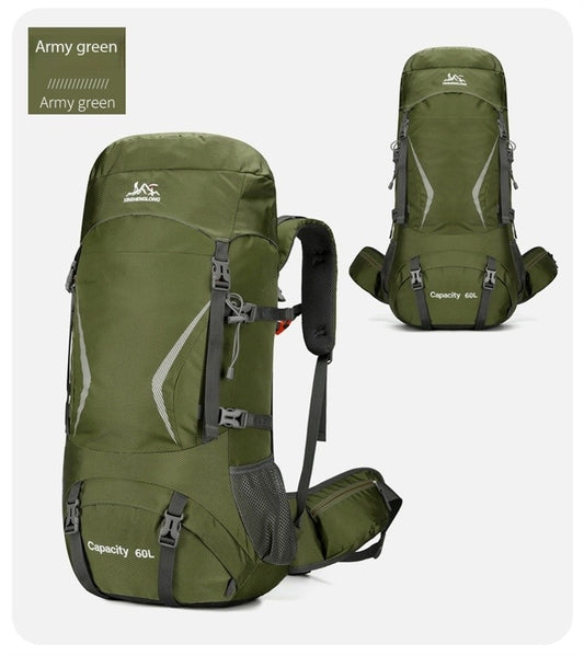New Outdoor Mountaineering Bag Large Capacity Lightweight Waterproof Professional Hiking Camping Backpack