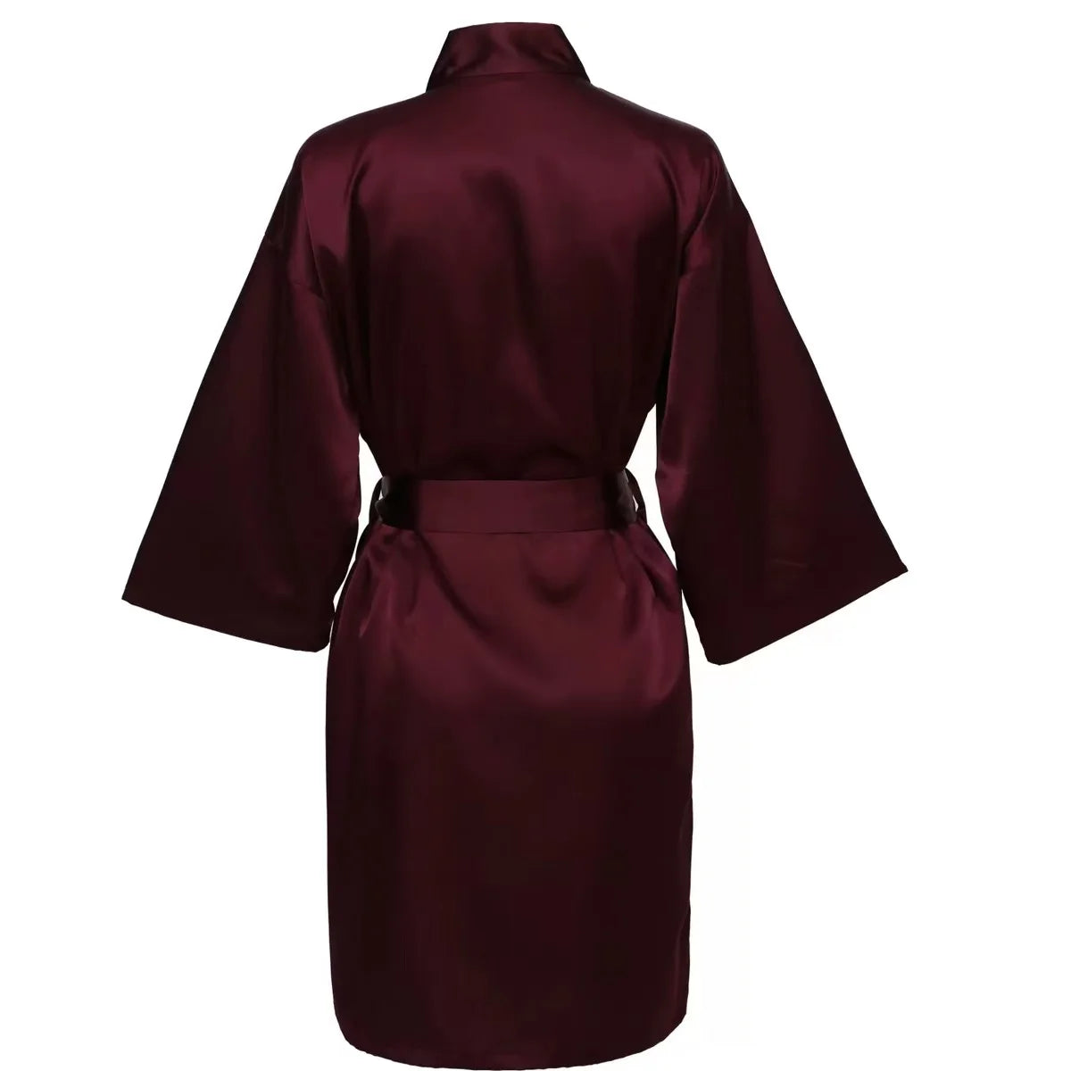 Custom Satin Wedding Bridesmaid Kimono Dressing Gown Bridesmaid Robes Soft Satin & Personalized Wedding/Bachelorette Party Robes