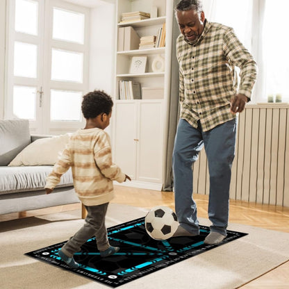 Soccer Football Training Mat Carpet Non Slip For Kids Adults Solo Practice