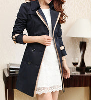 Ladies Autumn Trench Coat For Women Winter Long Coats