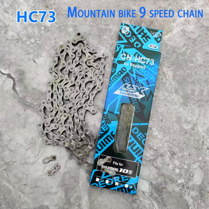 9 Speed 116 Links Road Mountain Bike Chain  Bicycle For Shimano Srsam UK