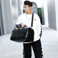 Retro Business Trip Large Capacity Short Distance Men Sports Gym Bag