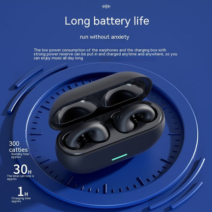 Wireless Ear Clip Bluetooth Headset TWS Comfortable Wear Not In-Ear Sports Wireless Bone Conduction 5.3 Bluetooth Headset