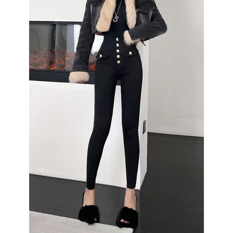 Slimming Stretch Tight Pants Skinny Pants Pencil Pants Trousers