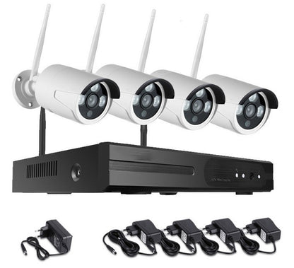 Household 4-way Wireless Monitoring System Set