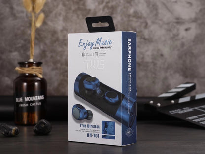 TWS Bluetooth Headset Wireless Binaural Movement