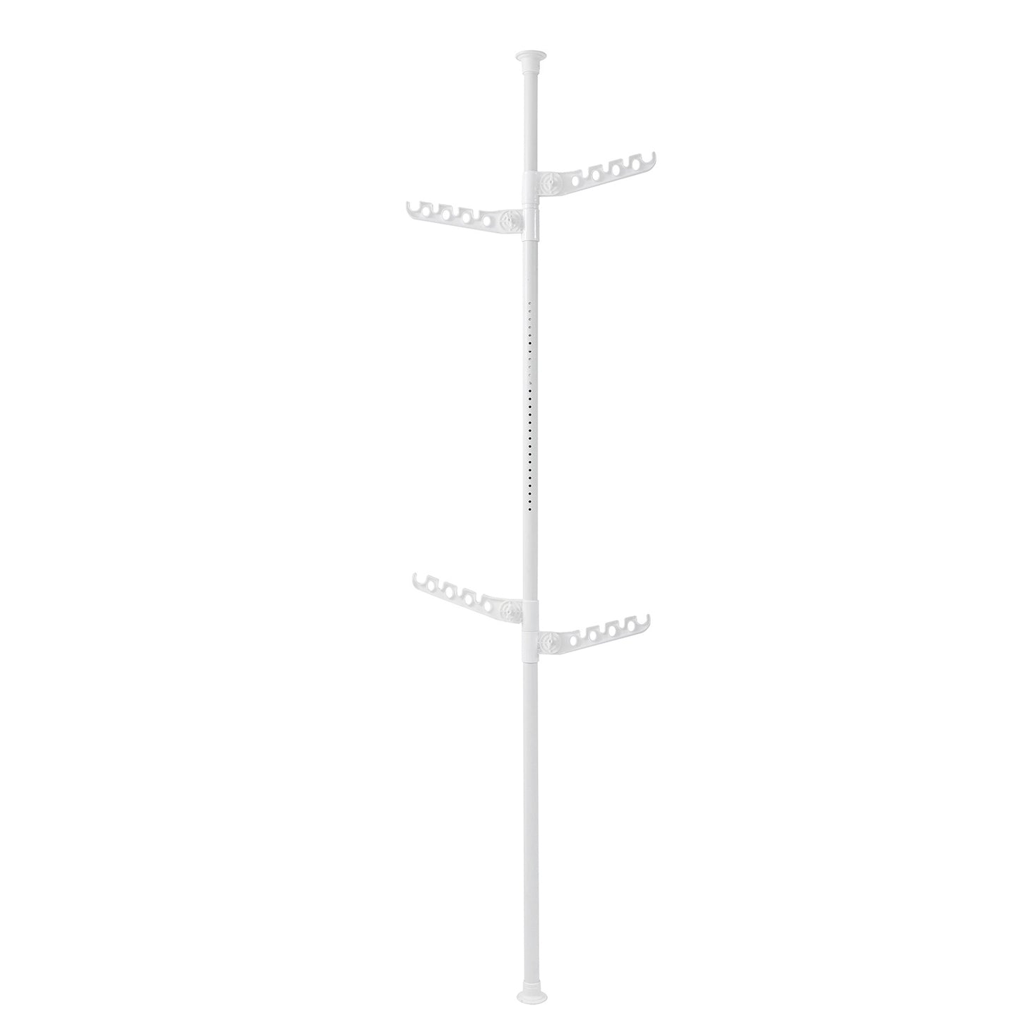 Extra Long Clothes Hanger With The Top Relying On The Ceiling And Nuclear Floor