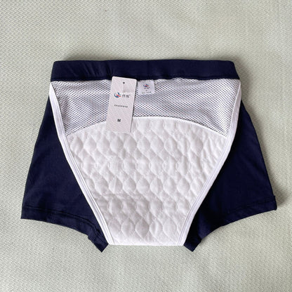 Men's Washable Pure Cotton Breathable Leak Proof Underwear