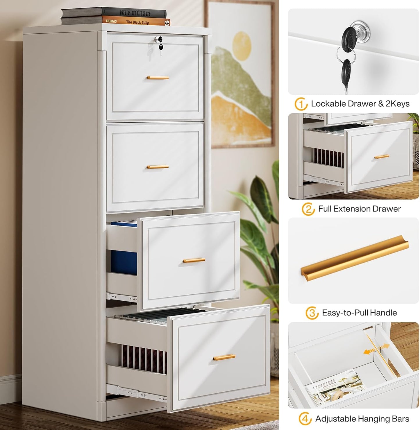 Spacious File Cabinet,Filing Cabinet