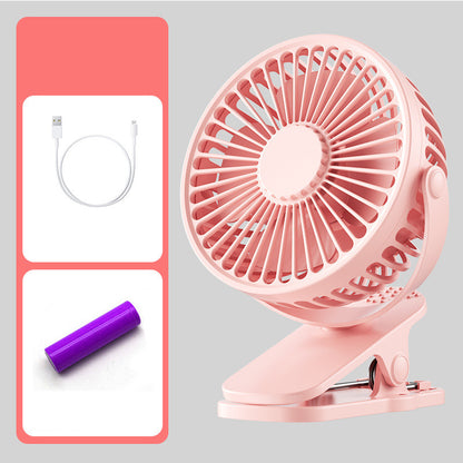 Rechargeable Mini Quiet Clip Fan