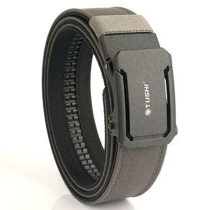 Mens Double-Layer Thickened Tactical Belt