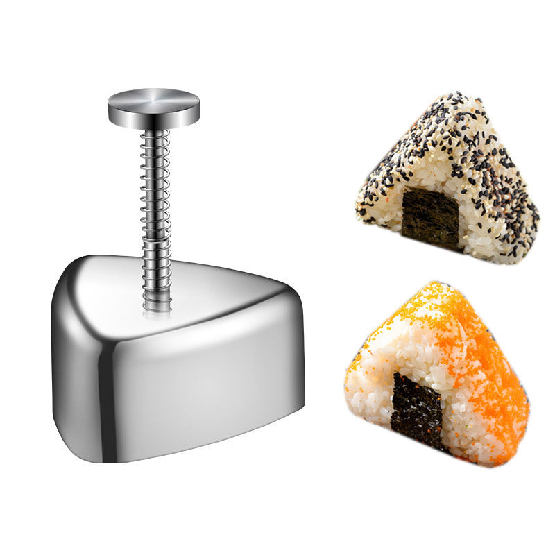 Stainless Steel Rice And Vegetable Roll Mould Japanese Triangle Kitchen Gadgets
